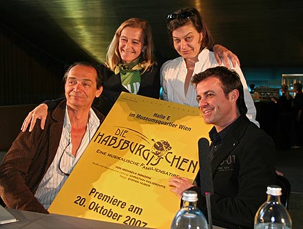 Christian Kolonovits, Kathrin Zechner, Michaela Ronzoni, Stefan Huber; Foto: Martin Bruny